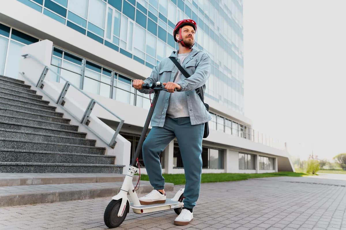 E-Roller-Akku-Reparatur: mit dem E-Scooter im Alltag unterwegs