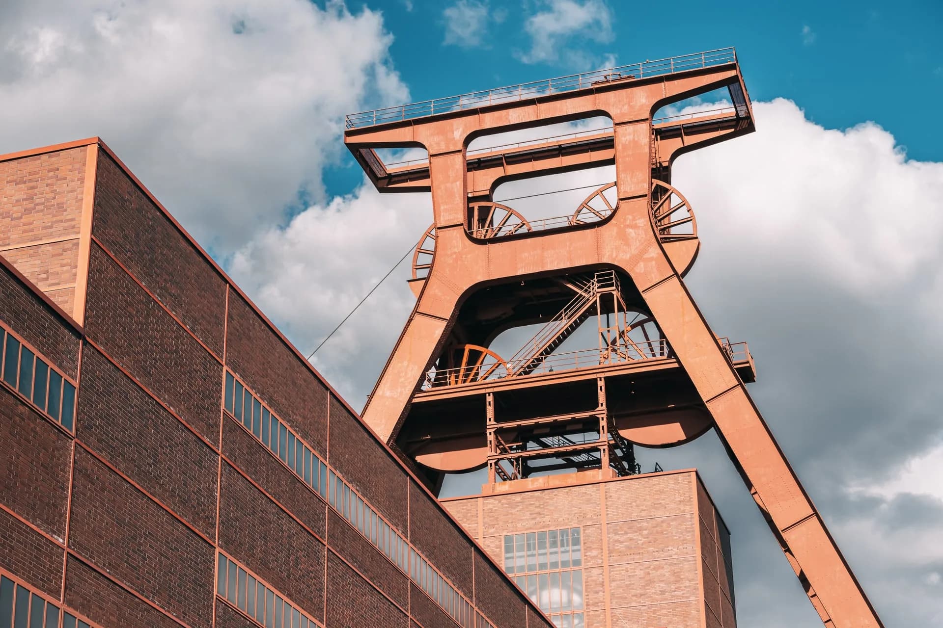Fördergerüst der Zeche Zollverein in Essen