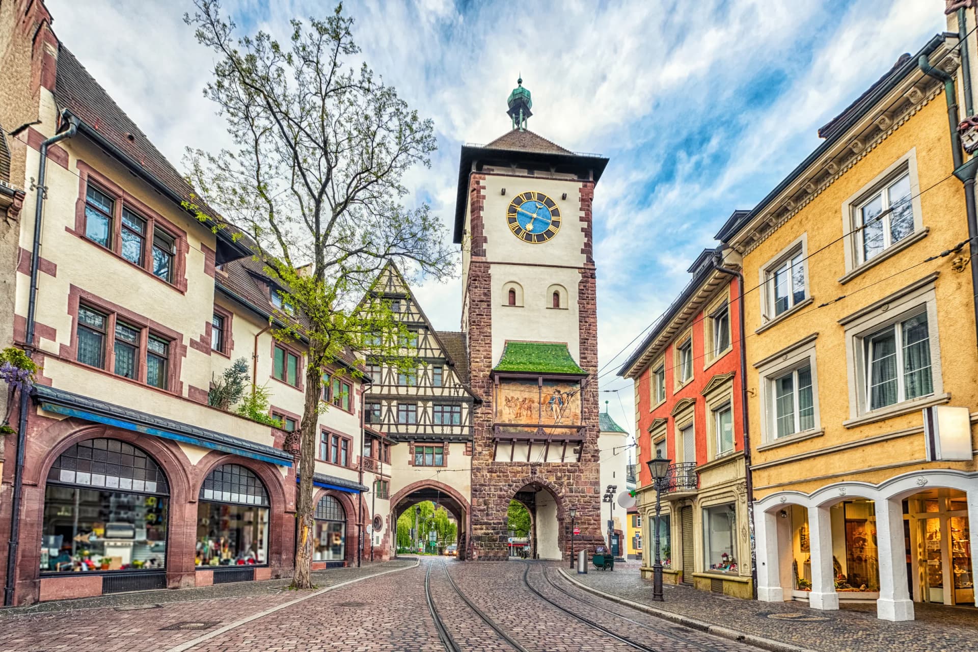 Schwabentor in der Freiburger Altstadt